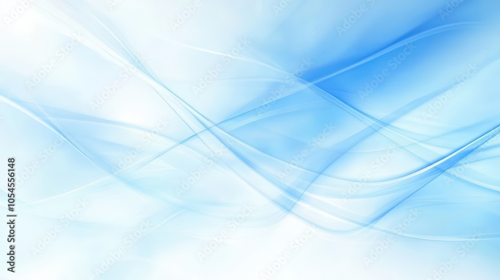 Naklejka premium Abstract blue wave patterns 