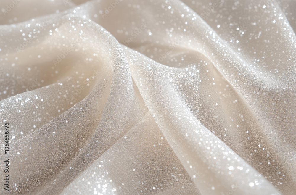 A close-up of the shiny fabric A close-up of the shiny fabric