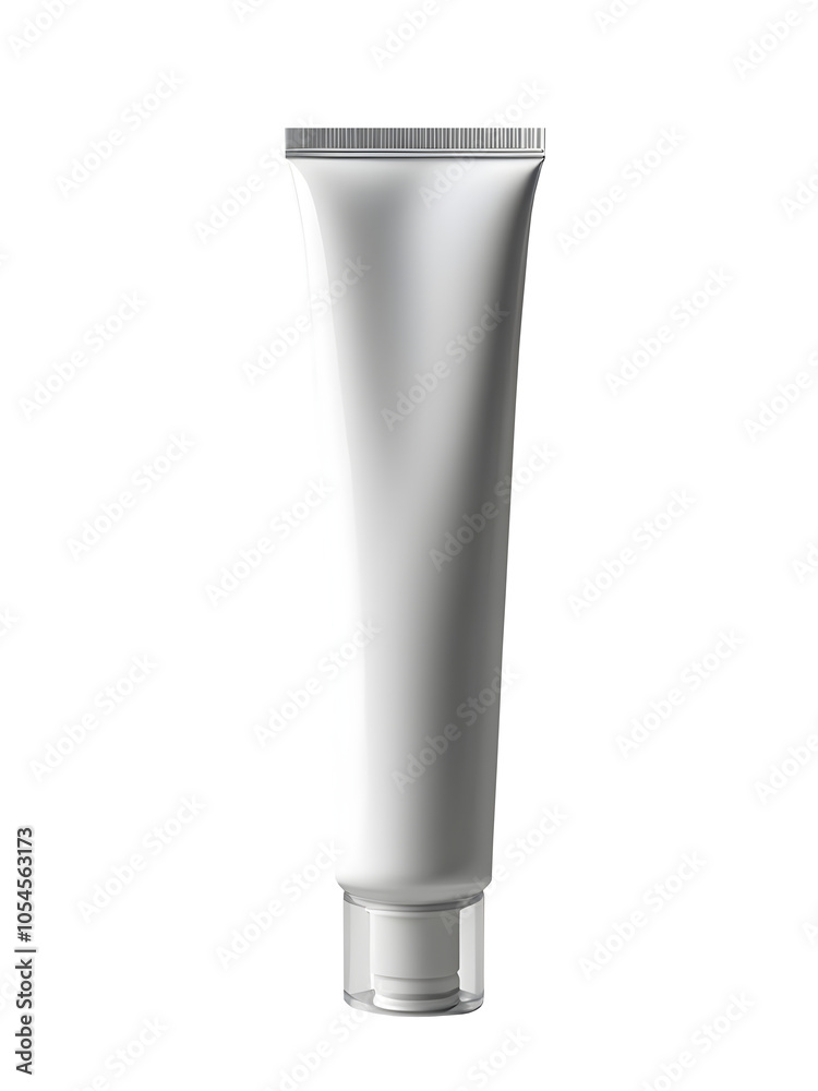 Minimalist blank tube isolated on a transparent or white background. Minimalist blank tube isolated on a transparent or white background.