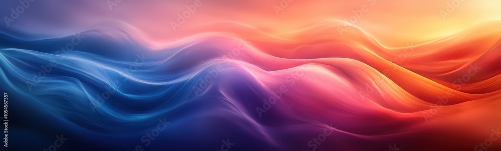 Obraz premium Abstract background with colorful waves