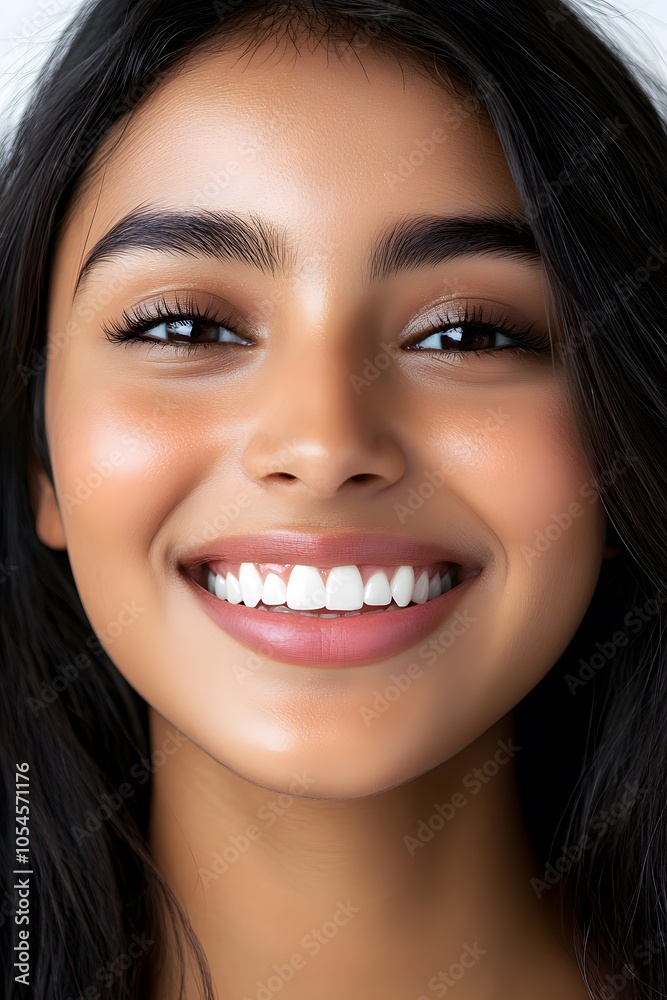 a close up photo portrait of a beautiful young asian indian woman on white background a close up photo portrait of a beautiful young asian indian woman on white background
