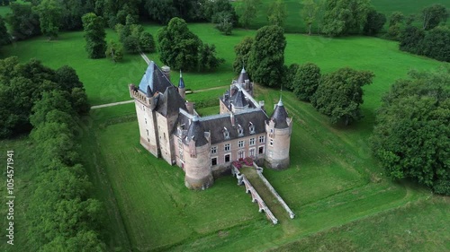 drone video Loriol castle france europe photo