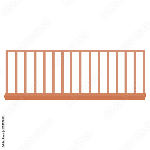 Wooden fence