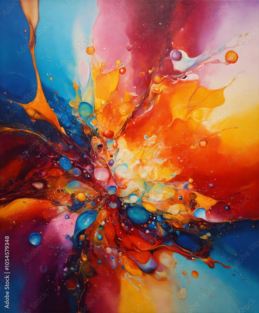 Obraz premium abstract acrylic art