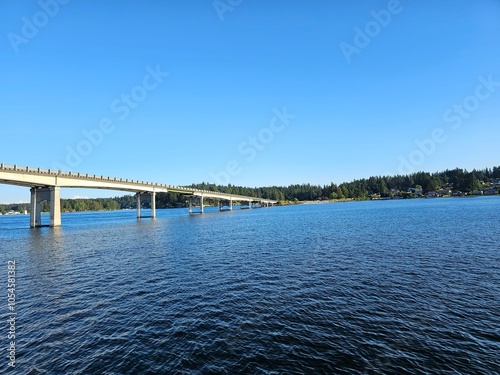 Wallpaper Mural bridge over the river Torontodigital.ca