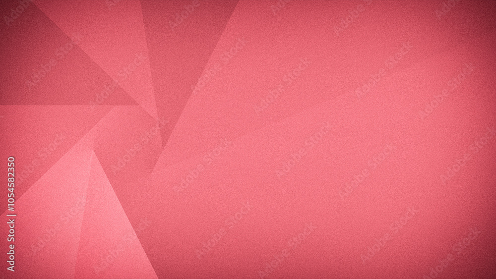 Obraz premium Elegant 4K abstract background with a soft grainy texture in rich coral shades, accented by geometric shapes. Perfect for adding a warm, sophisticated aesthetic to modern digital designs