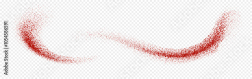 Chili powder splash, dried pepper explosion, flying spicy paprika burst, dynamic seasoning splatter. Vector illustration.