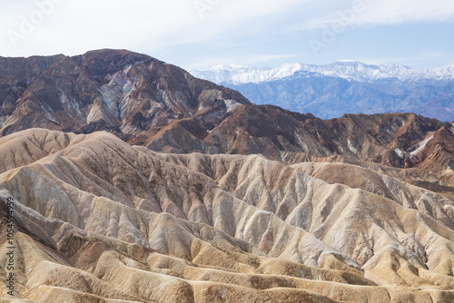 View from Zabriskie Point in Death Valley National Park, California