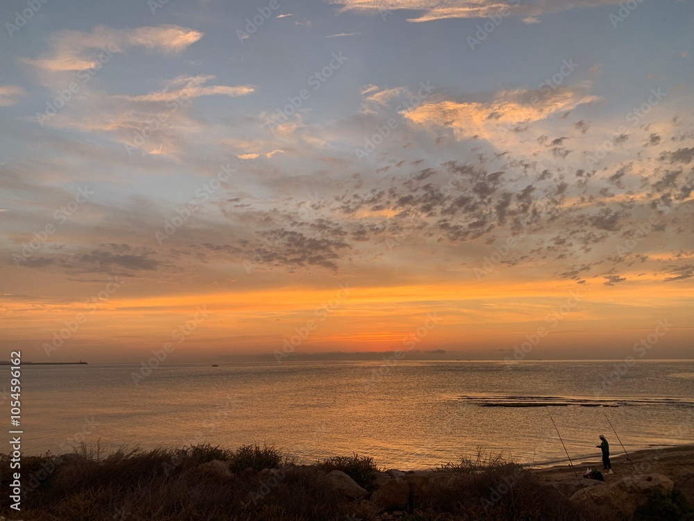Incredible sunrise over the sea Incredible sunrise over the sea