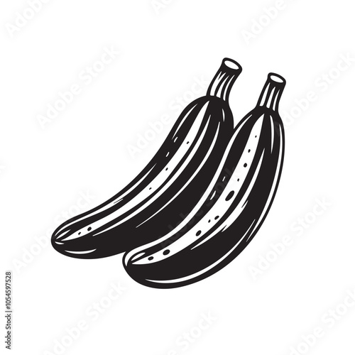 Zucchini in cartoon, doodle style . Image for t-shirt, web, mobile apps and ui. Isolated 2d vector illustration in logo, icon, sketch style, Eps 10, black and white. AI Generative