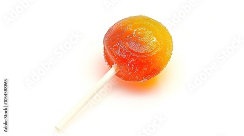 Colorful Lollipop on Transparent Background - a vibrant and sweet visual. The colorful lollipop on a transparent background creates an eye-catching and delightful scene. It stands out with its vivid