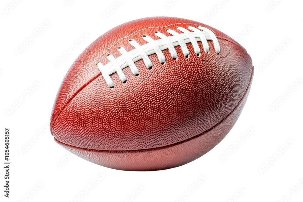 American football ball on isolated background, PNG blank for installation in project. American football ball on isolated background, PNG blank for installation in project.