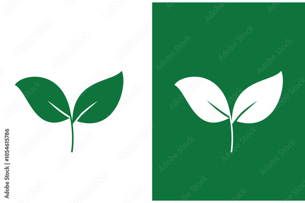 Leaf icon vector logo template ,eco leaf design Leaf icon vector logo template ,eco leaf design