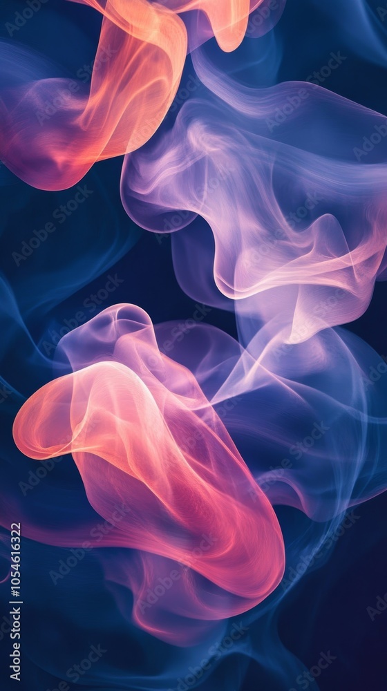 abstract vibrant smoke on dark background abstract vibrant smoke on dark background