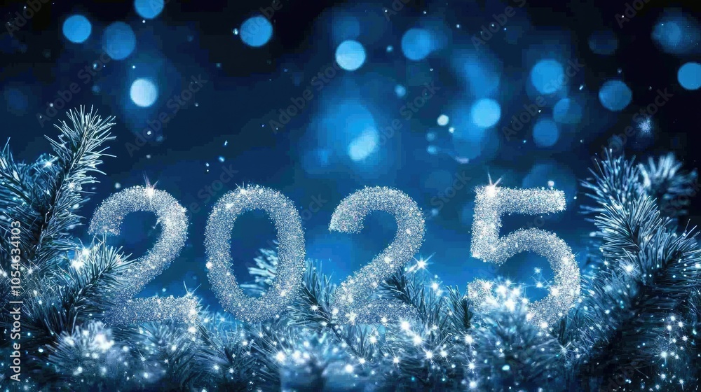 Glittering New Year Celebration for 2025 Glittering New Year Celebration for 2025