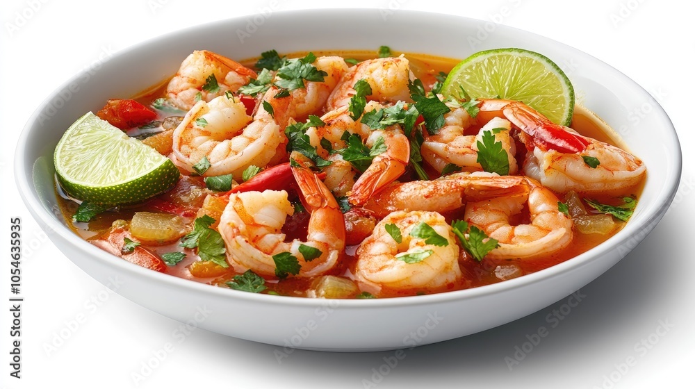 Flavorful Shrimp Dish with Lime and Fresh Herbs Flavorful Shrimp Dish with Lime and Fresh Herbs