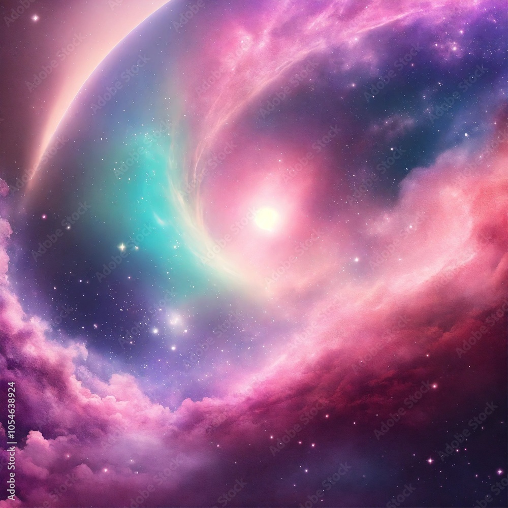 Fototapeta premium space with stars