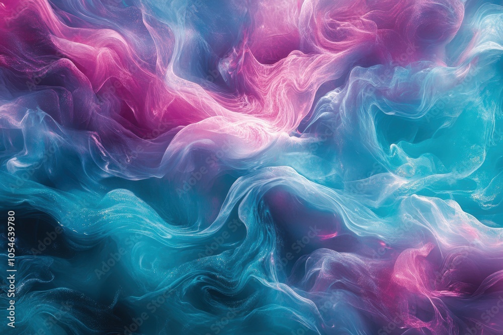 liquid artistic display, enchanting holographic liquid display, with neon pink and turquoise hues blending and swirling in mesmerizing fluidity liquid artistic display, enchanting holographic liquid display, with neon pink and turquoise hues blending and swirling in mesmerizing fluidity