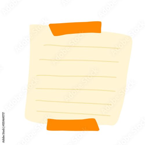 Post note paper sticker