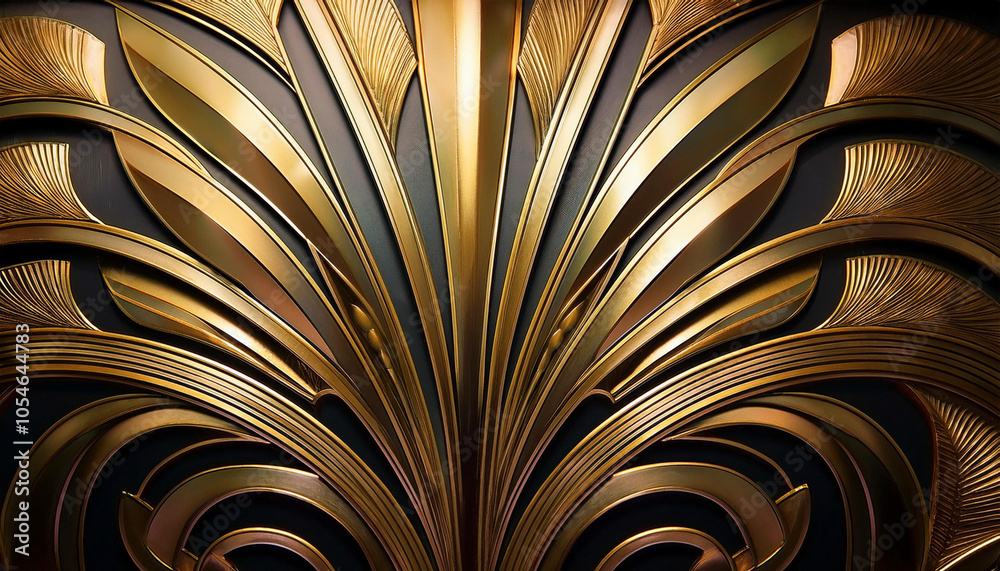 Close-Up of Art Deco Design Close-Up of Art Deco Design