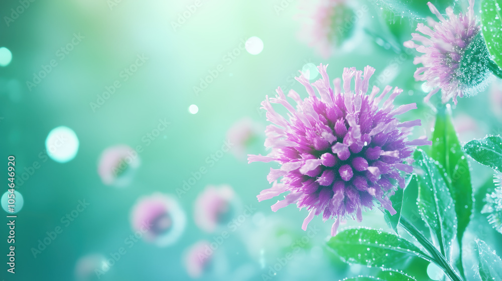 Natural Echinacea Supplement Symbolizing Immune Strength, Herbal Remedy, and Healing for Better Health