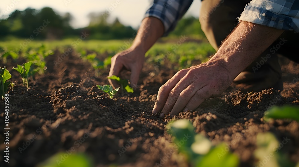 farmer working on Field. farmer working on Field.