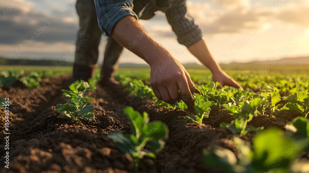 farmer working on Field. farmer working on Field.