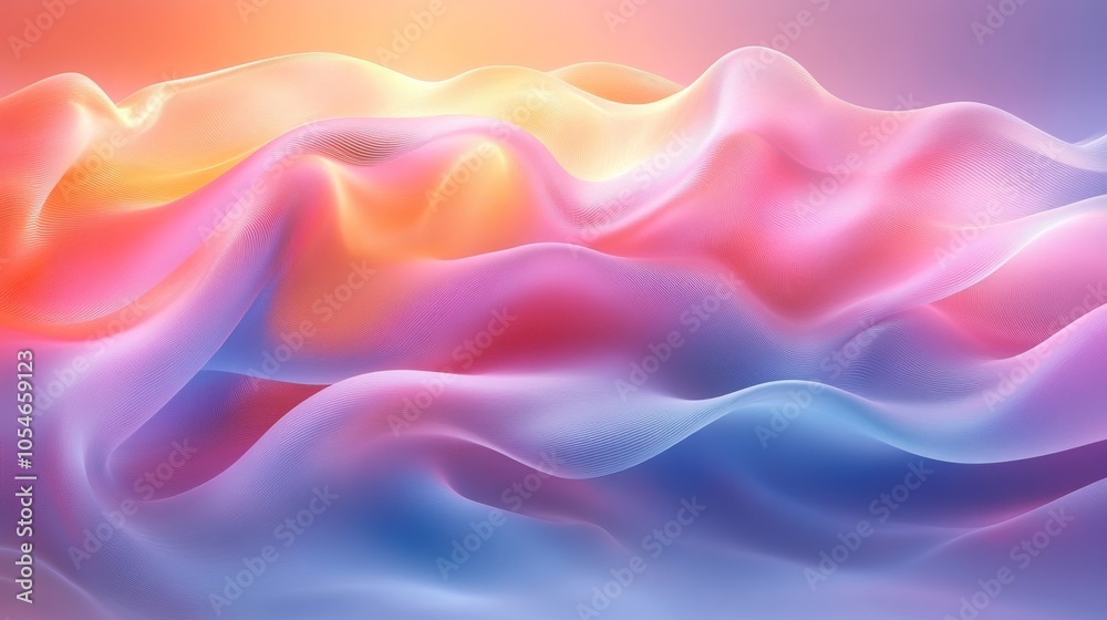 Abstract pastel wave pattern, vibrant gradient colors. Artistic background concept Abstract pastel wave pattern, vibrant gradient colors. Artistic background concept