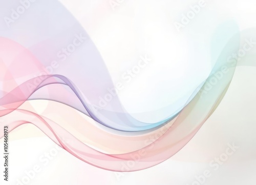 Abstract Pastel Wave Background