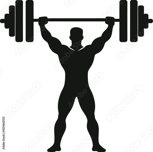 weightlifting silhouette icon