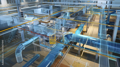 Energy Analysis Process: blueprint technology technical blueprint showcasing the energy analysis capabilities of BIM