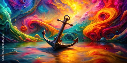 Abstract Anchor Background - Surreal Art photo