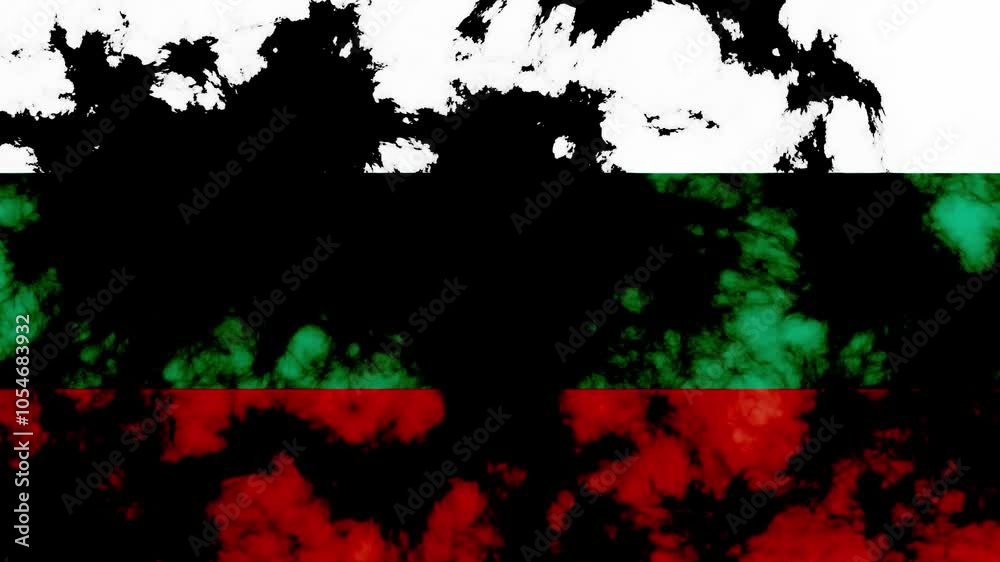BULGARIA FLAG BACKGROUND ANIMATION BULGARIA FLAG BACKGROUND ANIMATION