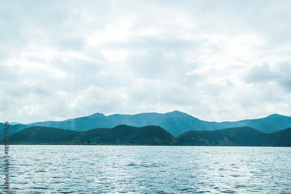 Lugu Lake is currently a famous tourist area, which lies in the juncture of Sichuan and Yunnan Province. Lugu Lake is currently a famous tourist area, which lies in the juncture of Sichuan and Yunnan Province.