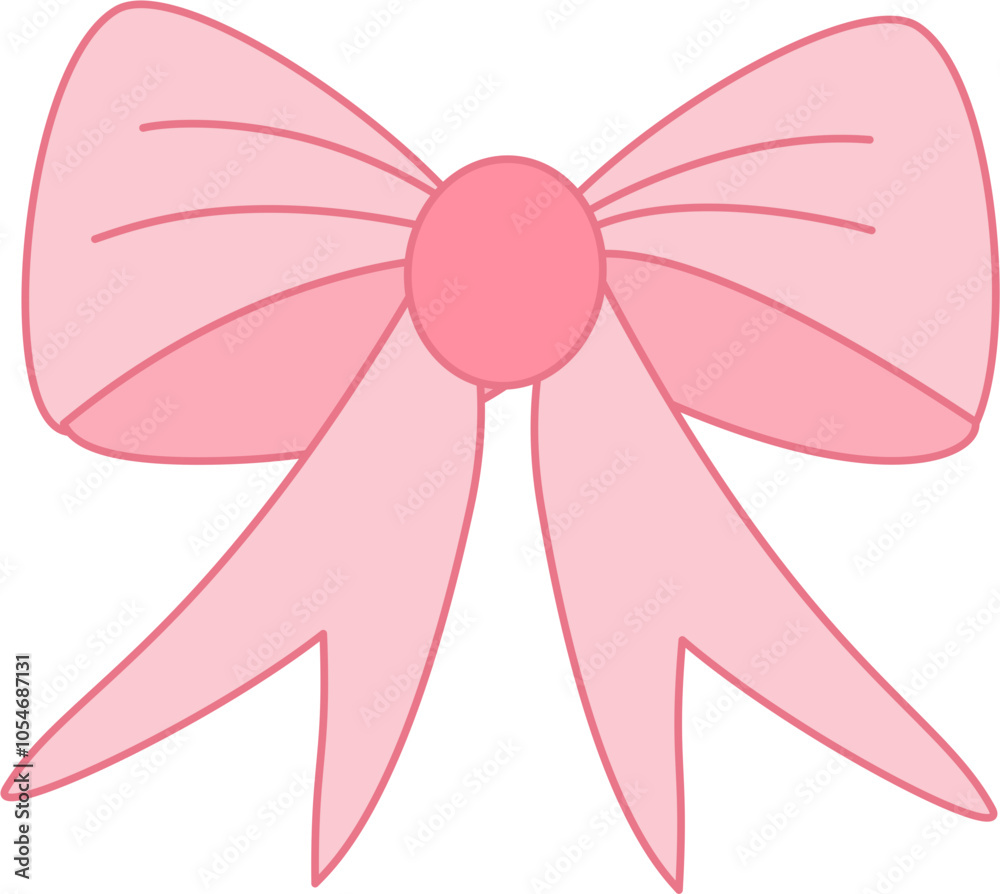 Cute pink ribbon decoration Cute pink ribbon decoration