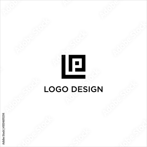 Geometric LP PL LP Logo Vector Design .Modern Abstract Monogram Logotype Template for Business, Finance, Consulting, Web, Technology, Marketing, Architecture, Branding, and Management