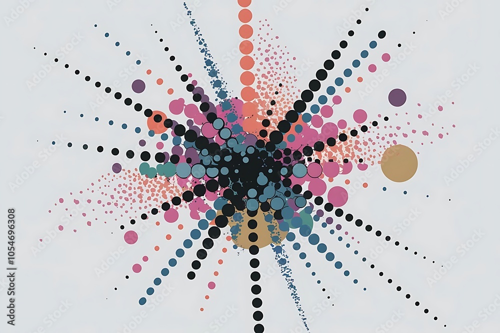 abstract background with circles abstract background with circles
