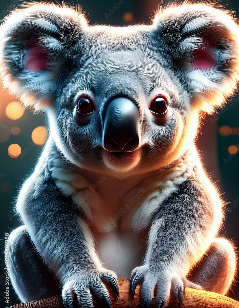 Obraz premium cute koala illustration