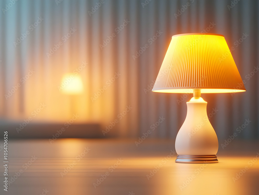 A cozy lamp with a warm glow, ideal for creating a relaxing atmosphere in any room. A cozy lamp with a warm glow, ideal for creating a relaxing atmosphere in any room.