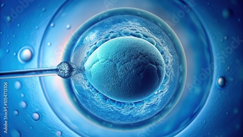 Wallpaper Mural Microscopic view of human embryo in nurturing uterus during IVF procedure, embryo, conception, IVF, microscopic Torontodigital.ca