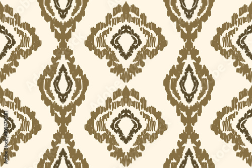 Ikat Seamless Pattern tribal art Embroidery, Ikat stripe Digital textile Asian Design for Prints Fabric saree Mughal Swaths texture Kurti Kurtis Kurtas, Motif Batik