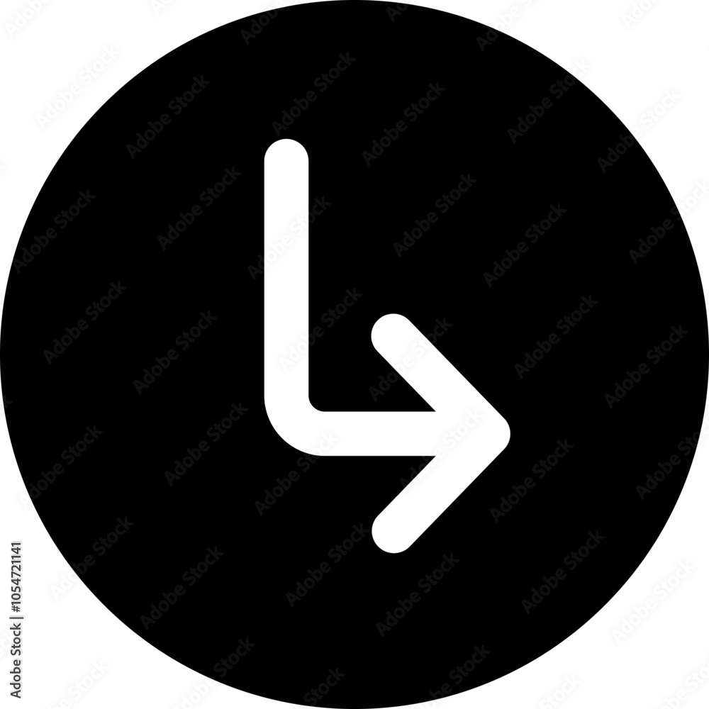 Turn right icon Turn right icon