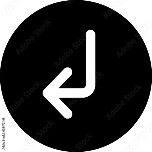 Turn left icon