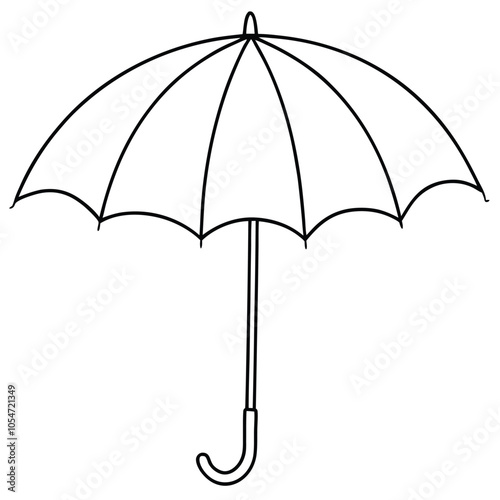 Umbrella vector illustration.