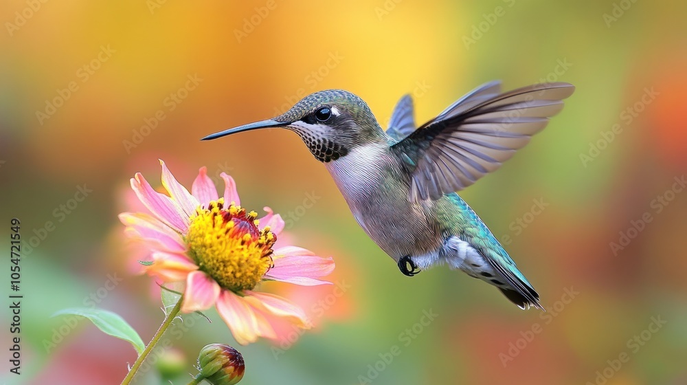 Fototapeta premium Hummingbird in Flight