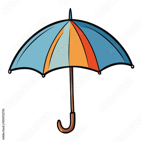 Umbrella vector illustration.