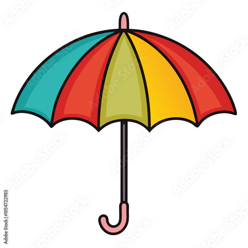 Umbrella vector vector illustration Isolated white background.