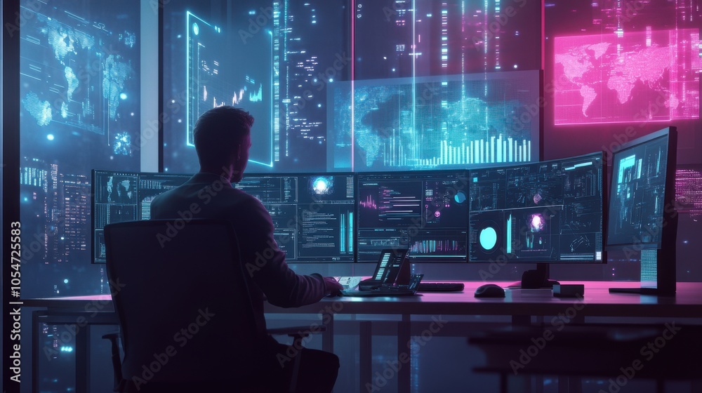 Software engineer designing machine learning models for autonomous systems