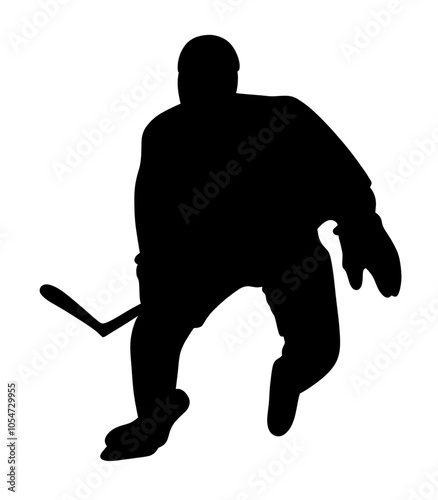 Hockey player silhouette, Hockey players silhouettes, silhouette ice hockey player, Youth Hockey Player Silhouettes, silhouette of hockey player gestures, poses, expressions.	