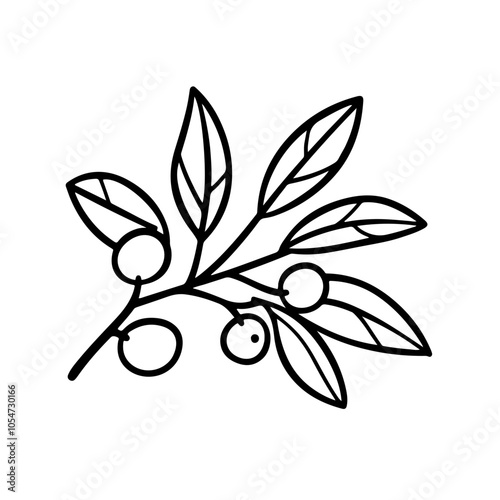 mistletoe vector white background
